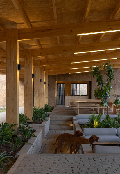 Urlo Studio встраивает велопарковку в склон холма в Эквадоре